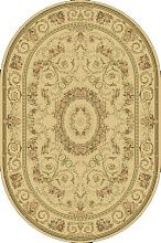 Овальный ковер из Молдовы обычный ворс шерстяной Floare L AMOURE 472-60526 ОВАЛ