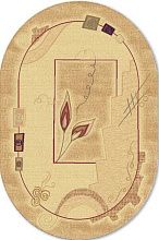 Овальный ковер из Молдовы обычный ворс ATLAS 3759 41334 ОВАЛ